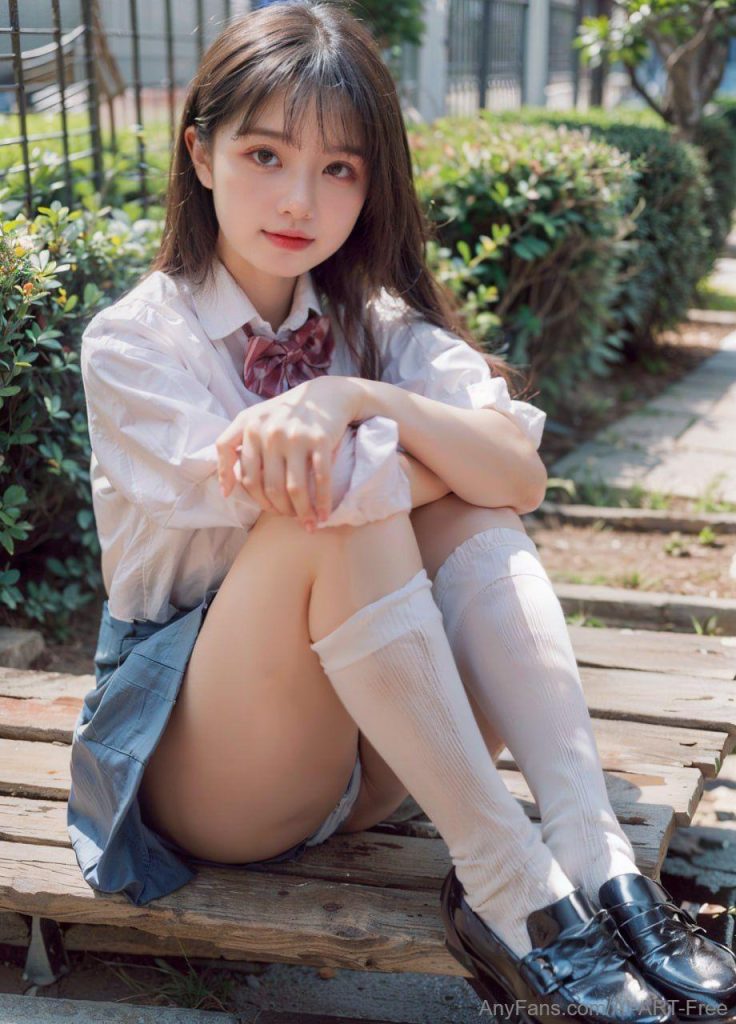 美腿 戶外 JK裙 美少女私房照